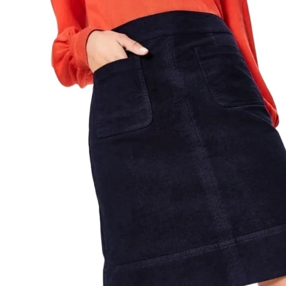 BODEN NAVY DORCHESTER MINI SKIRT SIZE 10 - Picture 4 of 13